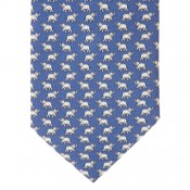 Blue Elephant 100% Silk Tie