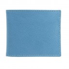 Light Blue Saffiano Leather Wallet