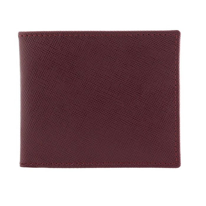 Garnet Saffiano Leather Wallet