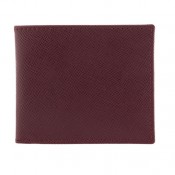 Burgundy Saffiano Leather Wallet