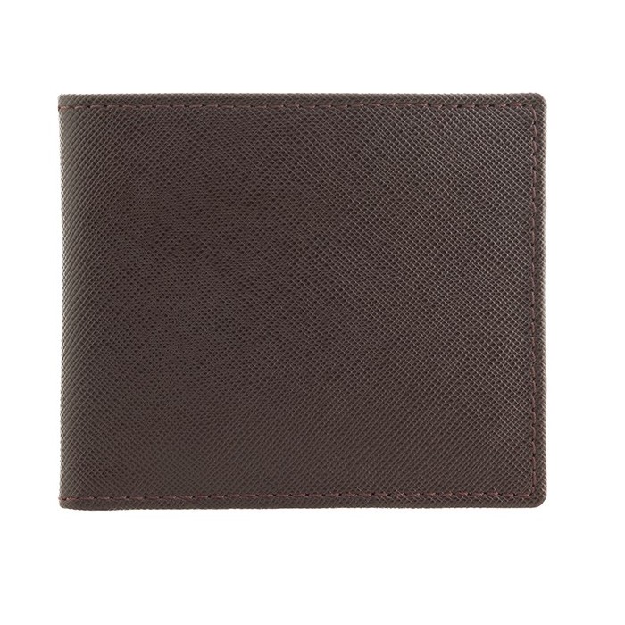 Brown Saffiano Leather Wallet